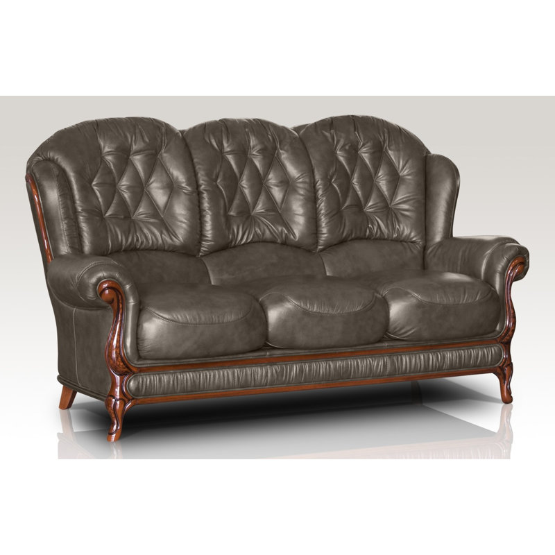 Breedlove Faux Leather Sofa, Burgundy