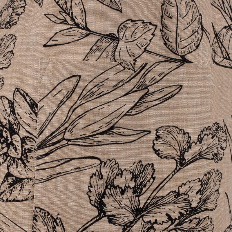Floral Cotton Bib Apron