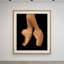 Tableau encadré Poise & Pointe - Cadre noir-1379001618