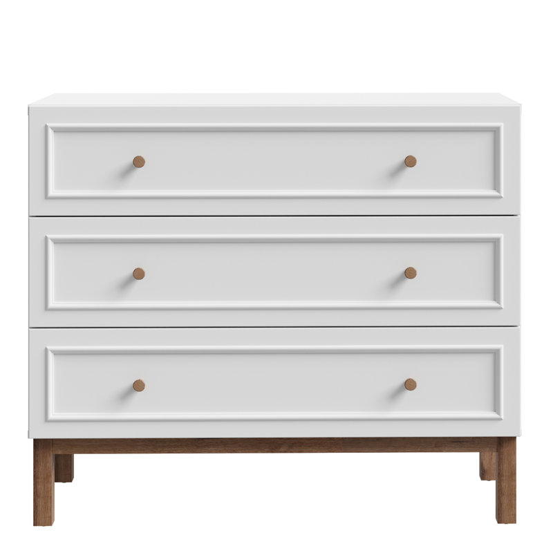 Silvino 100.2cm W 3 - Drawer Chest of Drawers