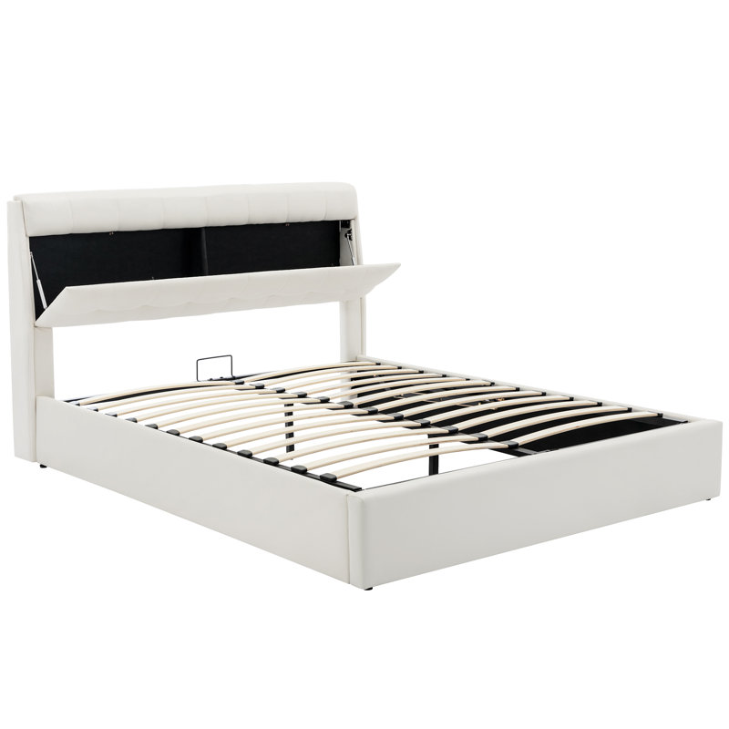 Cartina Bed, White, Kingsize (5')