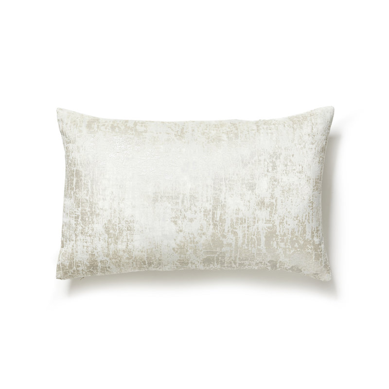 Housse et insert de coussin Calabria, Clair de lune, H 14 po x l 22 po, Rectangulaire