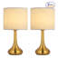 2 pièces mini lampe de bureau moderne chambre bureau dortoir bronze doré