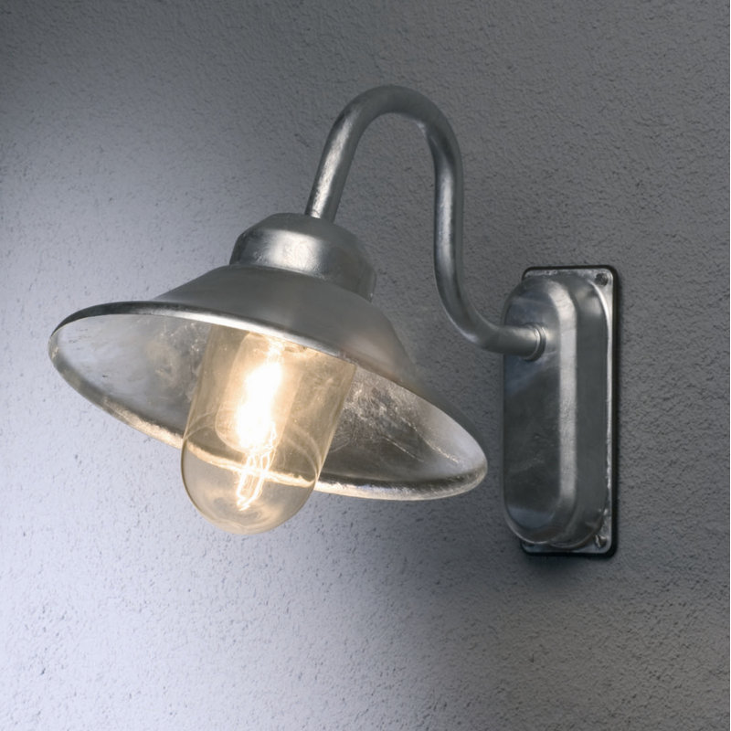Vega Outdoor Barn Light, Steel