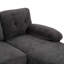 Canapé modulaire en U en chenille de 103,5 po avec double méridienne, poches de rangement et coussins d'accoudoirs pour le salon-1372606391