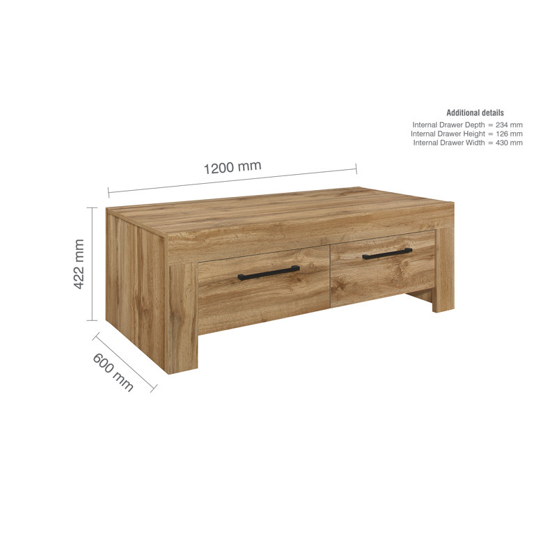 Clarris Coffee Table with Storage