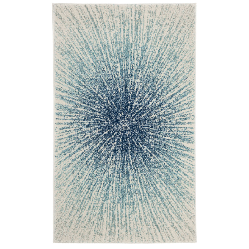 Faustina Performance Abstract Rug, Rectangle 3' x 5'
