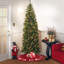 Jupe d'arbre de Noël en fausse fourrure