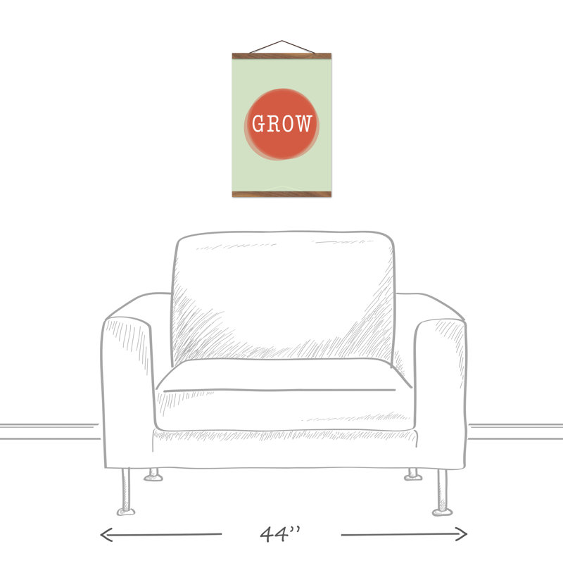 «Watercolor Dot Grow», art sur toile, H 16 po x l 12 po x P 0,63 po