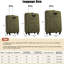 Bagages 3 pièces - extensible avec serrure de sécurité et compartiments respirants