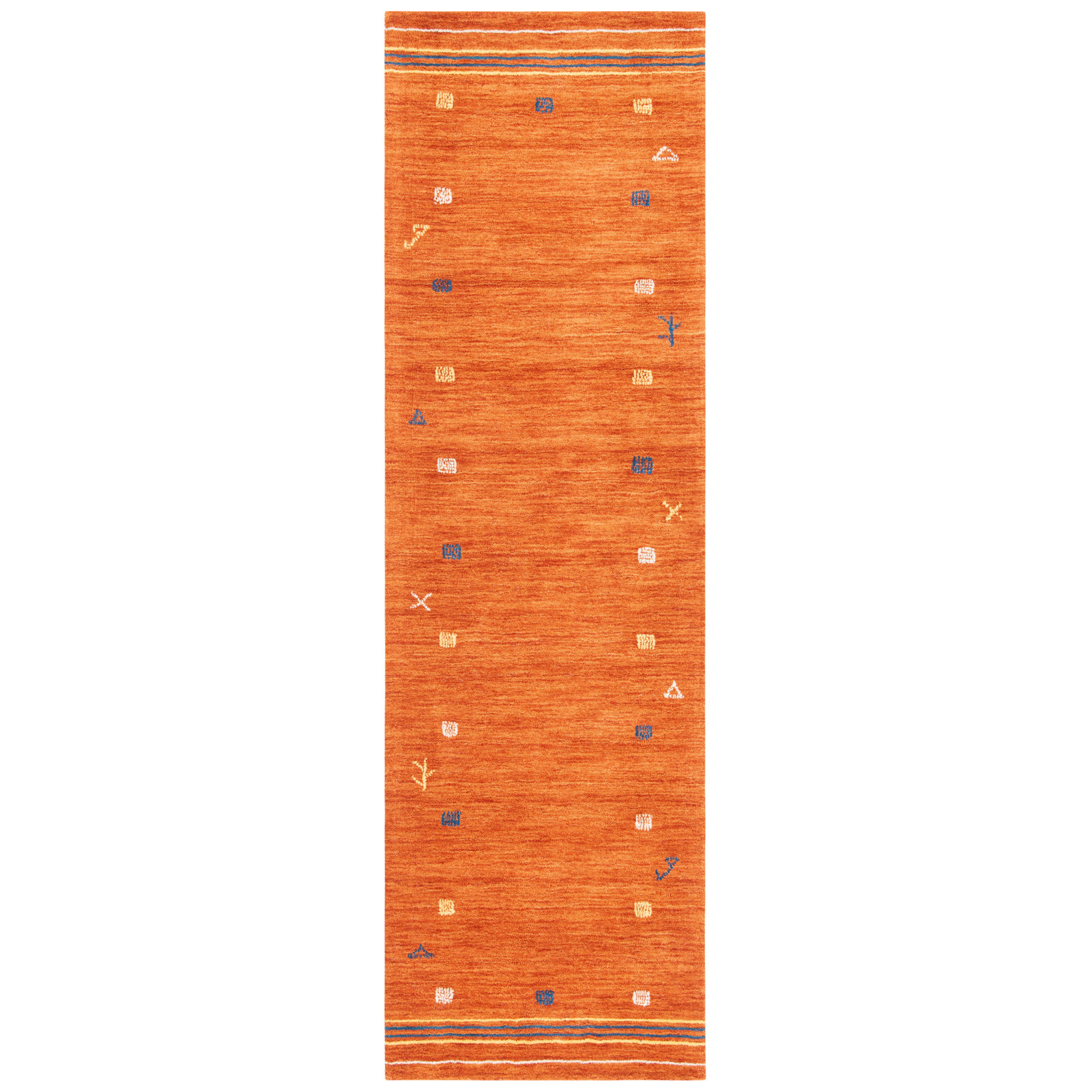Danette Hand Loomed Wool Rug, Runner 2'3" x 6'