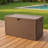 90 Gallon Pro Resin Deck Box Waterproof For Patio, Poolside And Garden, Lockable Uv-resistant