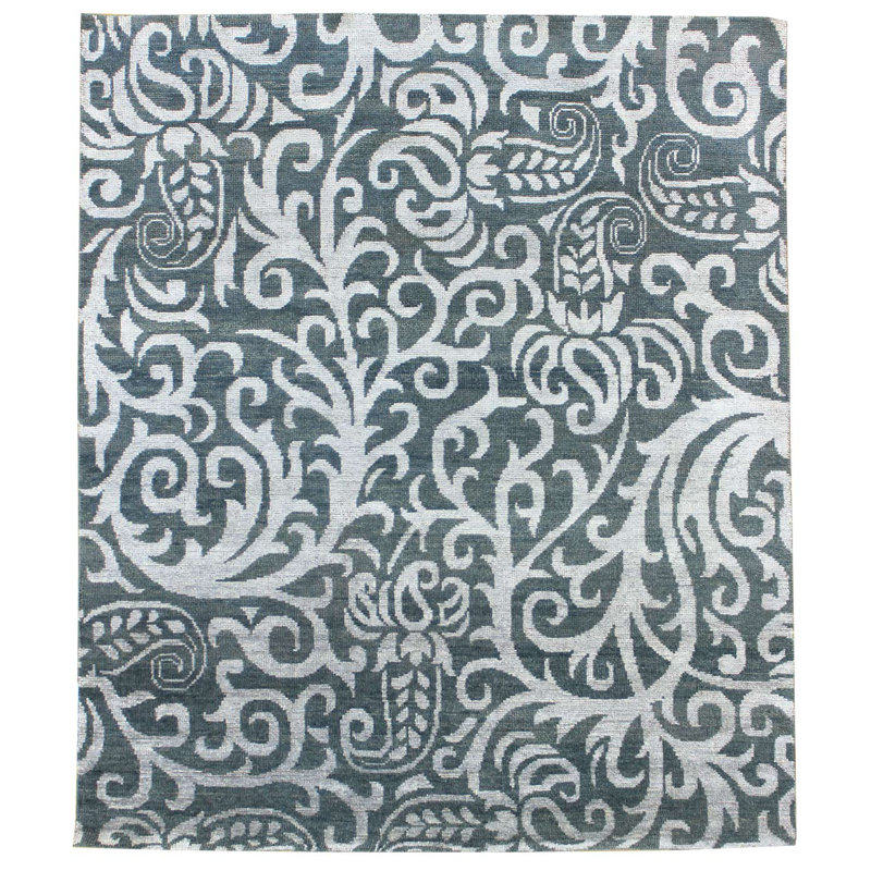 Julie One-of-a-Kind 8'2" X 9'11" New Age Area Rug Blue/White