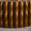 Table basse ronde ronde à tambour, centre Mid-Century circulaire avec piédestal robuste pour le salon et la chambre à coucher-352491636