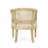 Wood And Cane Accent Chair-620678354