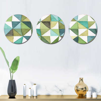 Modern Abstract Wall Decor on Metal
