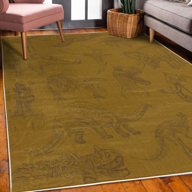 Tapis décoratif Gardenia, Rectangle 4 pi x 5 pi 5 po
