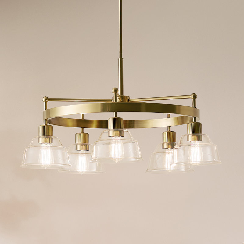 Lustre Eastmont 5Lt, Laiton naturel