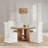 Luce Round Solid Wood Dining Table-1763683495