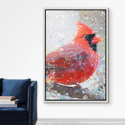" Northern Cardinal Side Profile "
