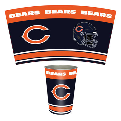 Corbeille à papier Chicago Bears