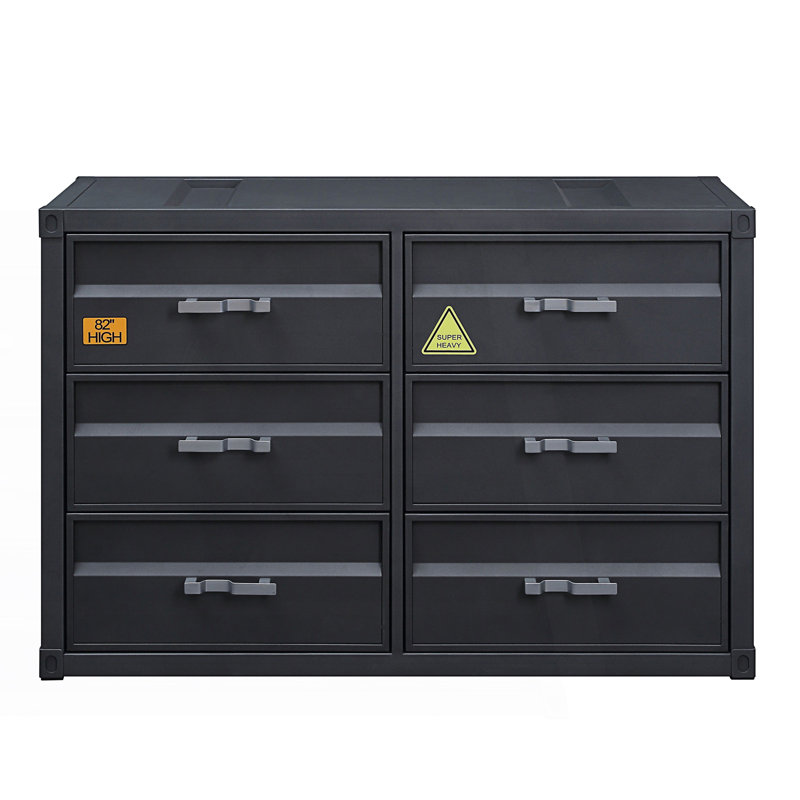 Commode 6 tiroirs de rangement Cargo
