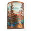 Rustic Lodge 1 - Light Flush Mounted Sconce