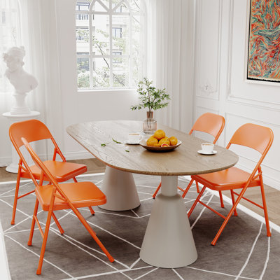 Paquet de 2/4 chaises pliantes en métal pour le bureau personnel, intérieur