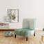 Fauteuil de chambre rembourré Mid-Century