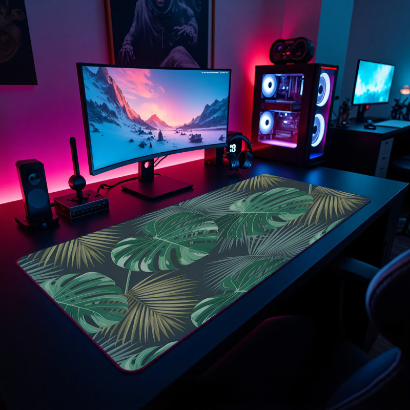Polyester Desk Pad, 14.4x12.1