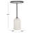 Tanyarose Metal And Marble Drink Table-1125270602