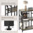 70.9-Inch Industrial Sofa Table, Extra Long Console Table Behind Couch With 3-Tier Storage Shelves, Rustic Brown Finish For Entryway, Living Room, Foyer, Hallway, And Office