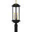 Lampadaire d'extérieur noir mat 3 lumières Ingetrud