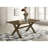 Carbon Knotty Nutmeg Rectangular Dining Table