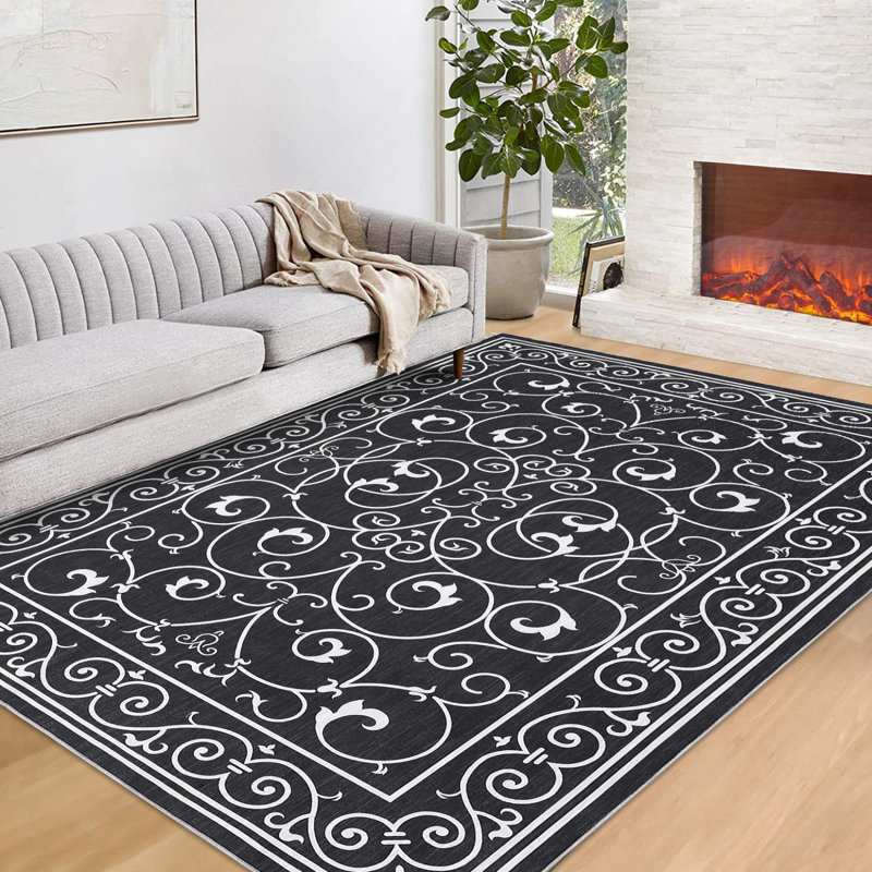 Tapis Deviney avec envers antidérapant, Rectangle 9 pi x 12 pi