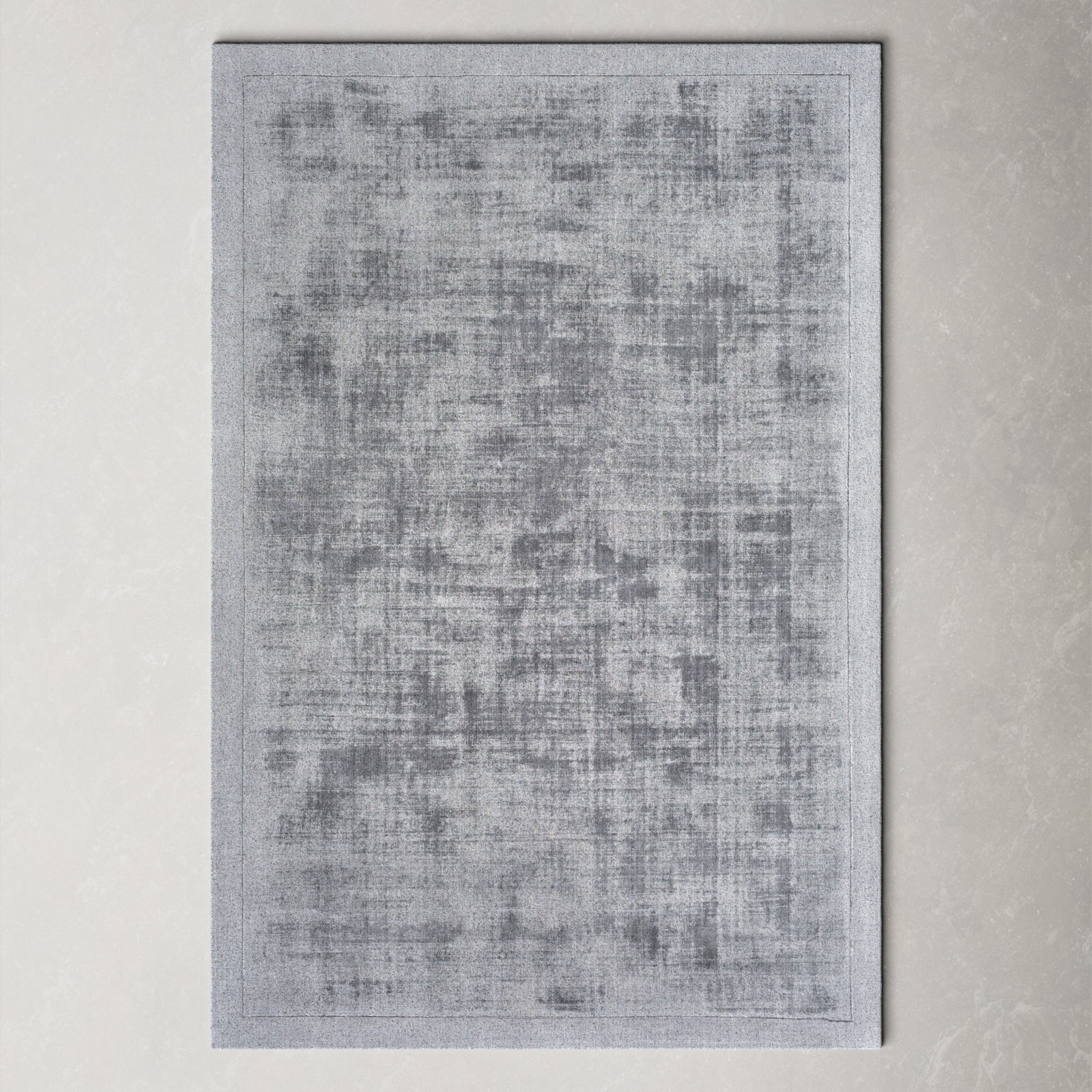 Mckinley Handmade Viscose Gray Rug, Rectangle 8' x 10'