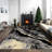 Galaxy Series Abrstract Black/Gray/Ivory/Beige Area Rug-1653316313-1660931304