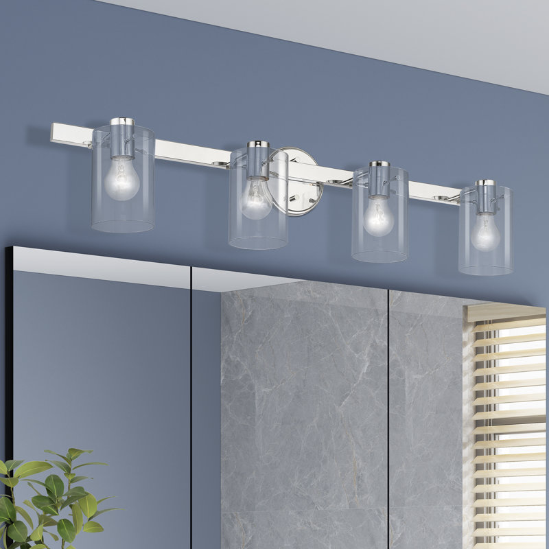 Atesha 4 - Light Dimmable Vanity Light, Polished Chrome