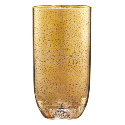 Crackle 18 oz. Drinking Glass