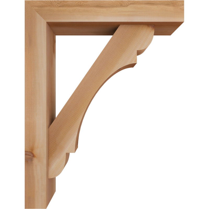 Support de bloc olympique avec entretoise décalée, 34 x 26, Cèdre rouge occidental de l 5 1/2 po (lisse)