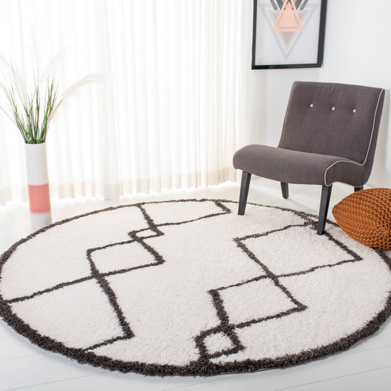 Allon Shag 200 Performance Rug, Round 6'7"
