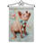 Double Sided 18.5'' H x 13'' W Polyester Animal Flag Set