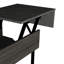 Table basse à plateau relevable 2 tiroirs, finition espresso / onyx-121381885