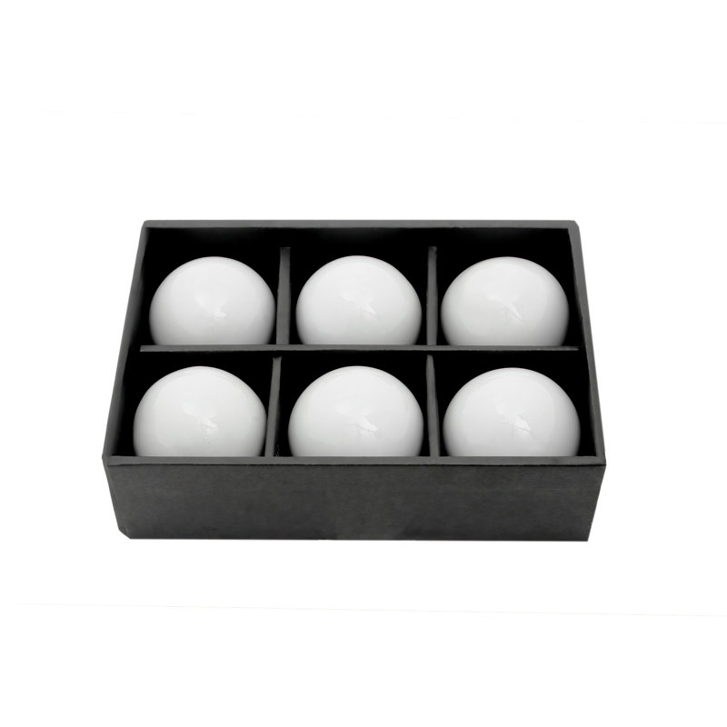 Farrell Decorative Ball Set, White Solid