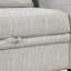 Canapé-lit convertible en chenille 61,6 po avec dossier ajustable, 2 coussins, porte-gobelets, ports USB, appartement-594547415