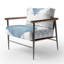 Fauteuil d'appoint rembourré nautique et côtier Genetta