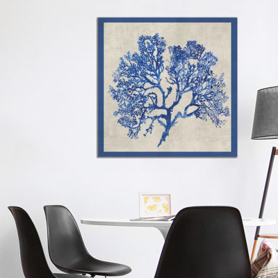 Cobalt Coral I by Aimee Wilson - Wrapped Canvas Print