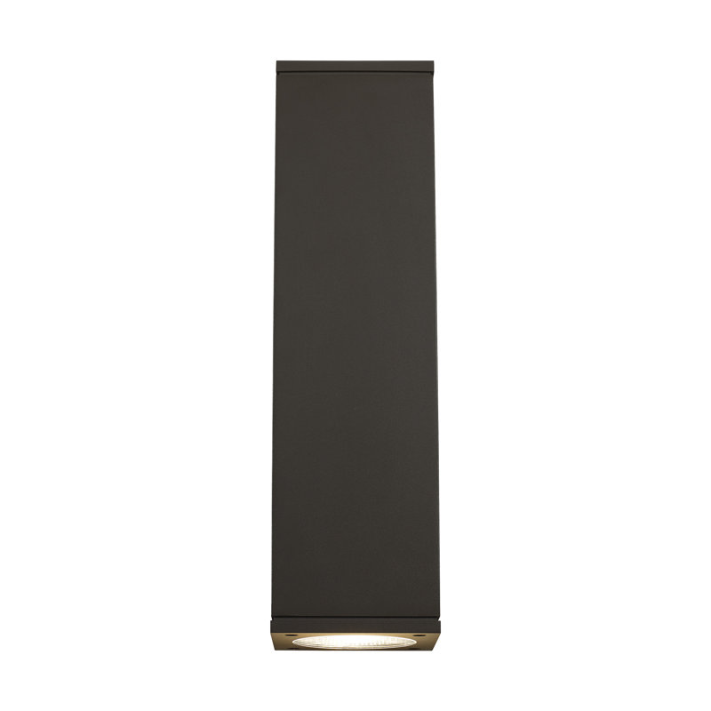 Tegel Outdoor Flush Mount, 18" H x 5" W x 5.6" D, 29.9, Bronze