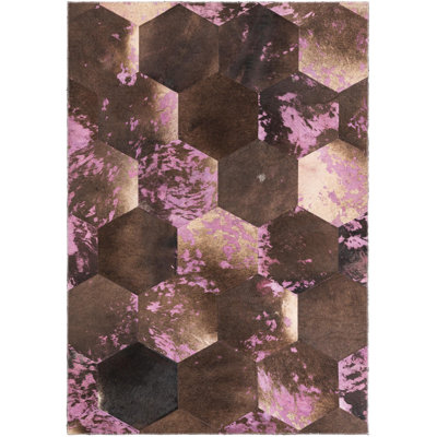 Tapis brun foncé Orlowski