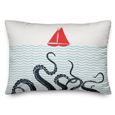  Coussin lombaire créature sous-marine